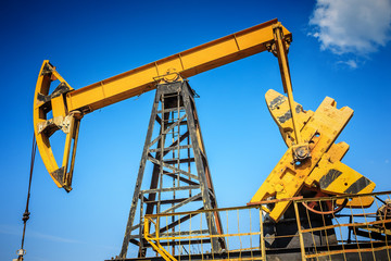 Oil pump. Oil industry equipment.