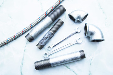 Various plumbers tools