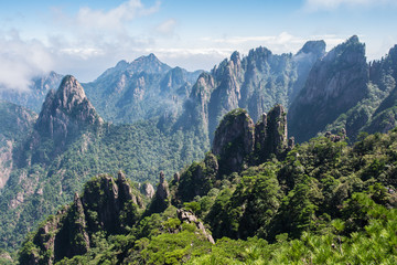 Yellow Mountains in China