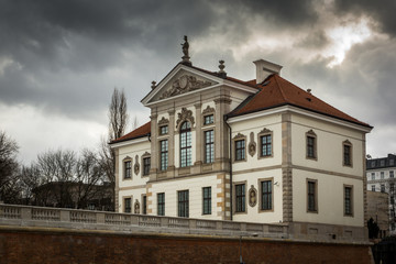 Fototapeta na wymiar Baroque palace (Museum of Frederick Chopin) in Warsaw, Poland
