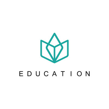 line book education logo