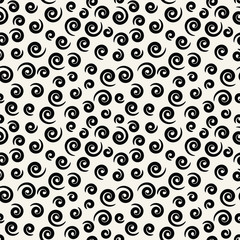 memphis style spiral seamless pattern