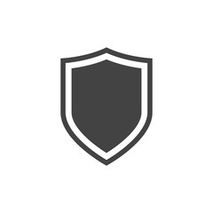 Vector shield icon. Security vector icon collection. Protection logo, shield. Сryptocurrency protection sign. Reliability crypto wallet. Crypto currency security web button. Interface design element.