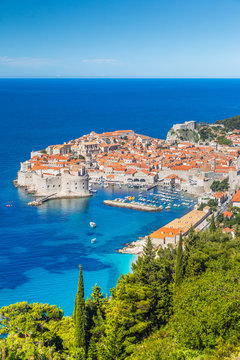 Fototapeta Old town of Dubrovnik in summer, Dalmatia, Croatia