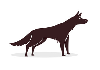 Sheepdog: Shepherd silhouette