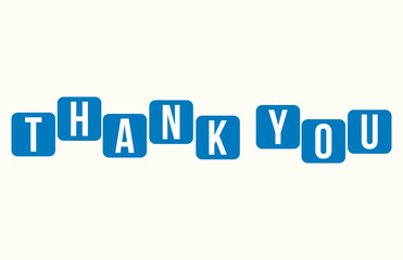 Thank You Vector Flat Illustration