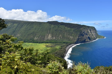 Fototapeta na wymiar Vallée de Waipiʻo 