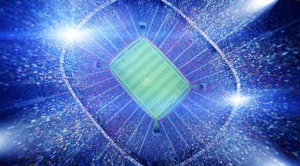 The stadium, top view