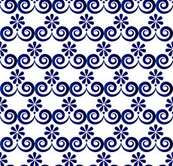 porcelain pattern vector