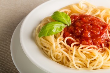 Spaghetti with Tomato Sauce