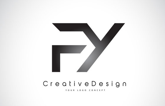 FY F Y Letter Logo Design. Creative Icon Modern Letters Vector Logo.