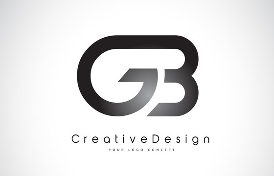 GB G B Letter Logo Design. Creative Icon Modern Letters Vector Logo.
