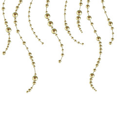 Pearl. Decoration. Threads. Jewelry. Beads. Gold. Border. Fashion. Luxury.