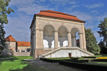 Fototapeta na wymiar Jicin (Jičín), loggia, Albrecht von Wallenstein