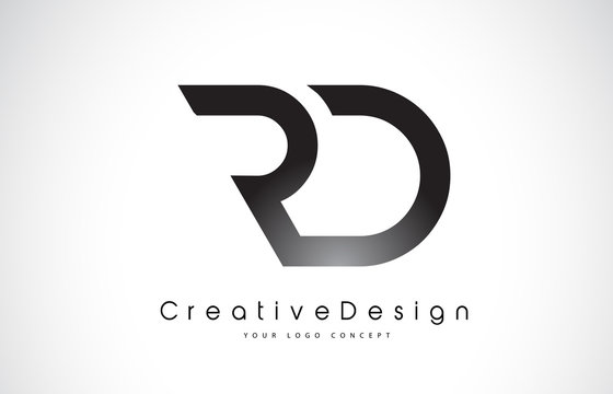 RD logo. R D design. White RD letter. RD letter logo design. Initial letter  RD linked circle uppercase monogram logo. 10761016 Vector Art at Vecteezy