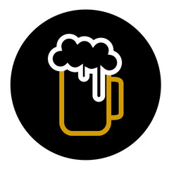 beer icon vector
