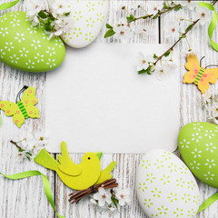 Easter eggs and greeting card © Olena Rudo
