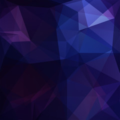 Abstract geometric style blue background. Vector illustration