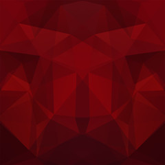 Abstract polygonal vector background. Dark red geometric vector illustration. Creative design template.