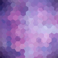 Fototapeta na wymiar Abstract hexagons vector background. Purple geometric vector illustration. Creative design template.