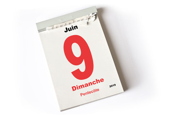 9. Juin 2019  Pentecôte