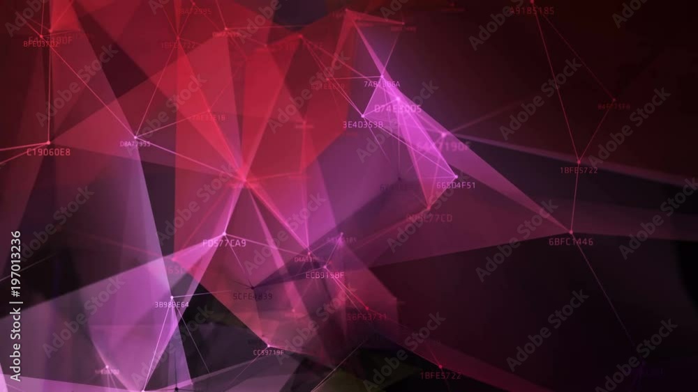 Poster block chain network and programming concept on technology background. blockchain , cryptocurrencies 