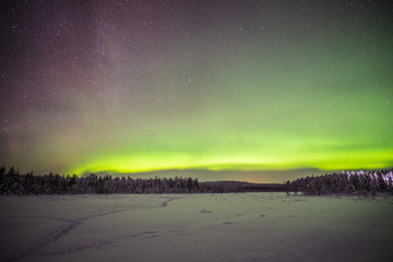 Aurora Borealis im finnischen Lapland