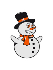 Schneemann böse
