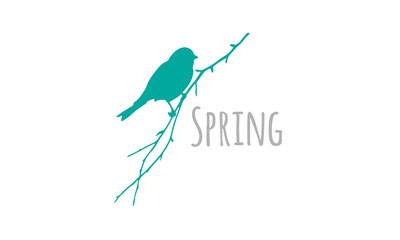 Spring Bird Vogel Vögelchen Frühling Vektor