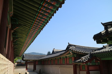 한국의 전통 고궁과 풍경