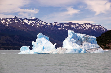 Icebergs in the Argentino Lake, Argentina
