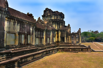 Angkor Wat temple, Siem Reap, Cambodia, february 2018