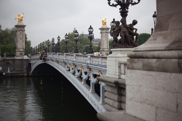 Fototapeta na wymiar paris, france, seine, bridge