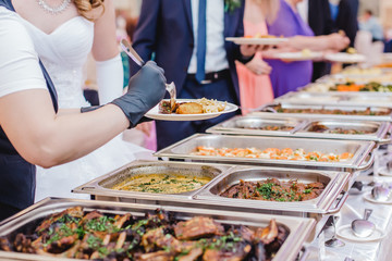 catering restaurant wedding buffet for events