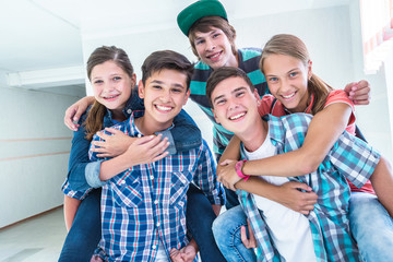 teens in school