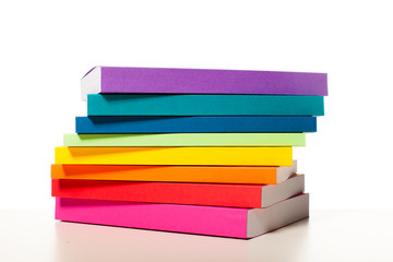 Colorful collection of the books