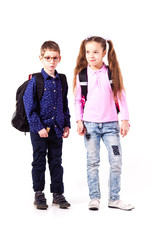 Fototapeta premium The pupils isolated