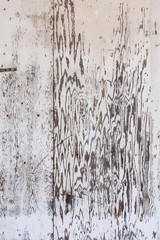 old white washed plywood board for background texture