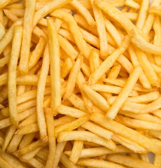 French Fries Texture - Top-down View