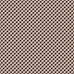 Outline seamless pattern with diagonal lines and circles. Strings of beads motif. Minimalist geometric background.