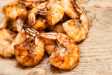 Spicy shrimps macro