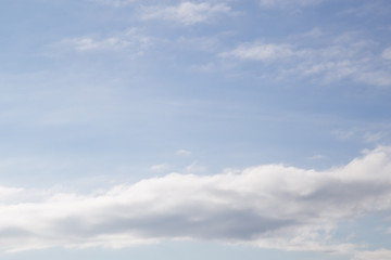 Beautiful blue sky and clouds background.