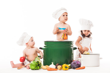 Little chefs cook