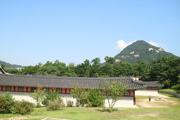 Fototapeta na wymiar 한국의 전통 고궁과 풍경