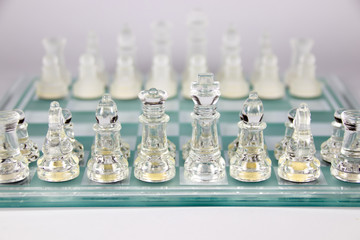 Glass Chess Set