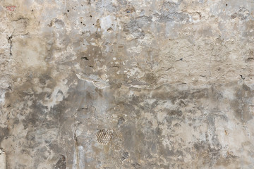 Old grungy wall cement paint texture background with scratched structure