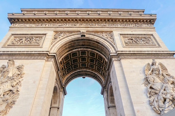 Obraz premium Arc de triomphe in Paris - France