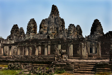 Fototapeta na wymiar Bayon Temple in Angkor,Cambodia