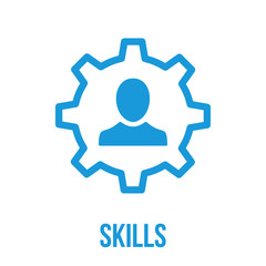Skills icon. Communication Abilities or Professional Skills. Vector Icon