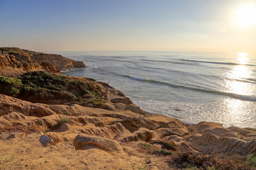 Landscape of the Southern California coast outside of San Diego.